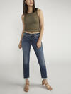 Boyfriend Mid Rise Slim Leg Jeans image number 0
