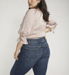 Suki Mid Rise Trouser Leg Jeans Plus Size, Indigo, hi-res image number 4