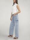 Suki Mid Rise Wide Leg Cargo Jeans image number 2