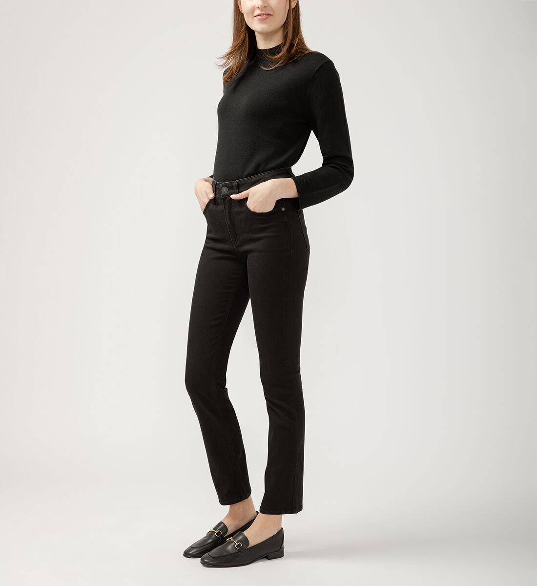 High stretch jeans top