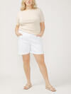 Boyfriend Relaxed Mid Rise Shorts Plus Size image number 0