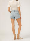 Boyfriend Mid Rise Shorts image number 1