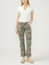 Chelsea Mid Rise Straight Leg Camo Jeans image number 0
