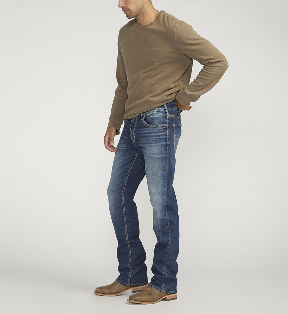 Jace Slim Fit Bootcut Jeans, , hi-res image number 2