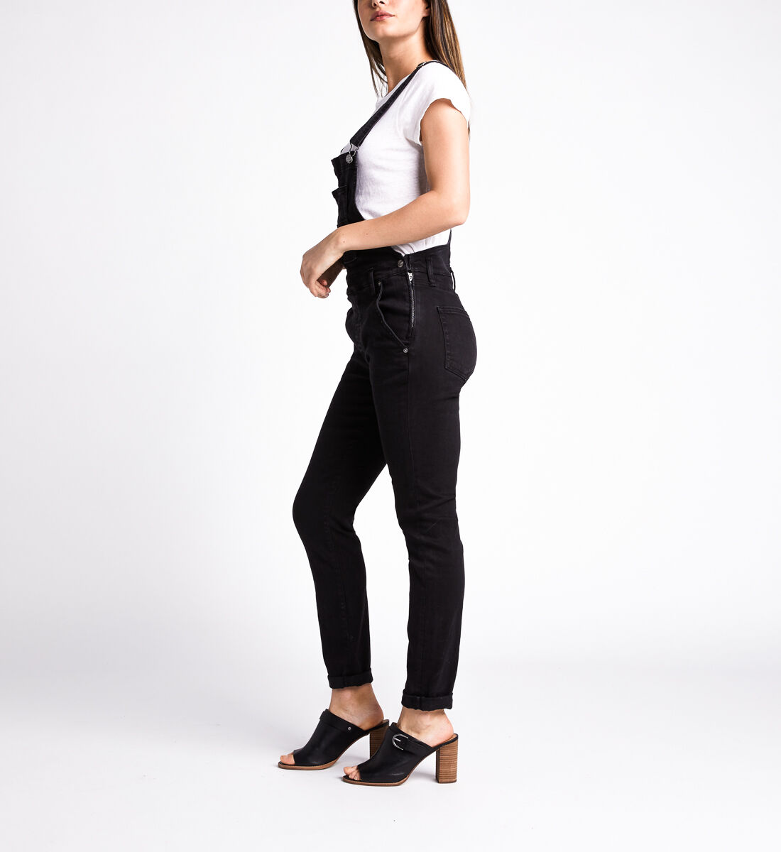 Skinny fit hot sale dungarees womens