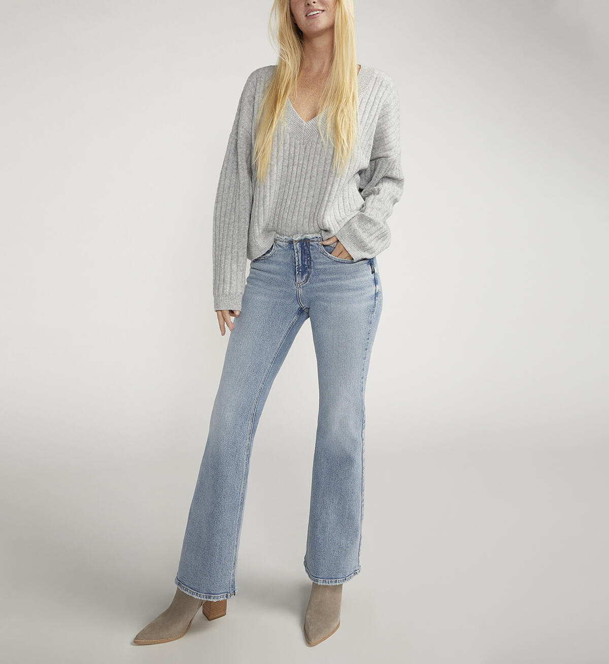 Britt Low Rise Flare Jeans, , hi-res image number 0
