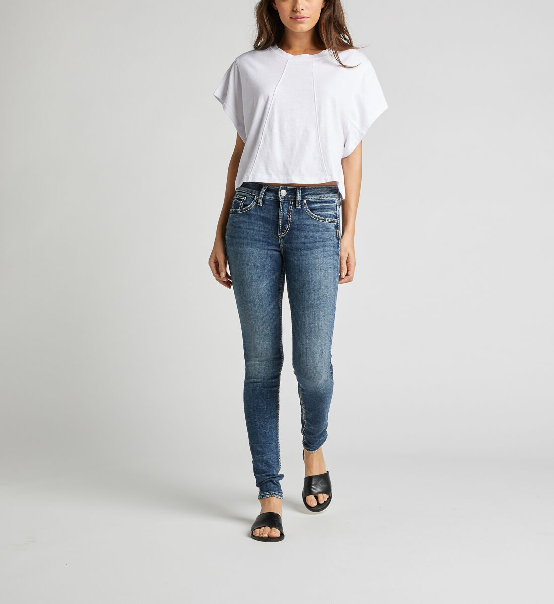 Rag and bone high rise skinny white clearance