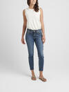 Suki Mid Rise Skinny Crop Jeans image number 0