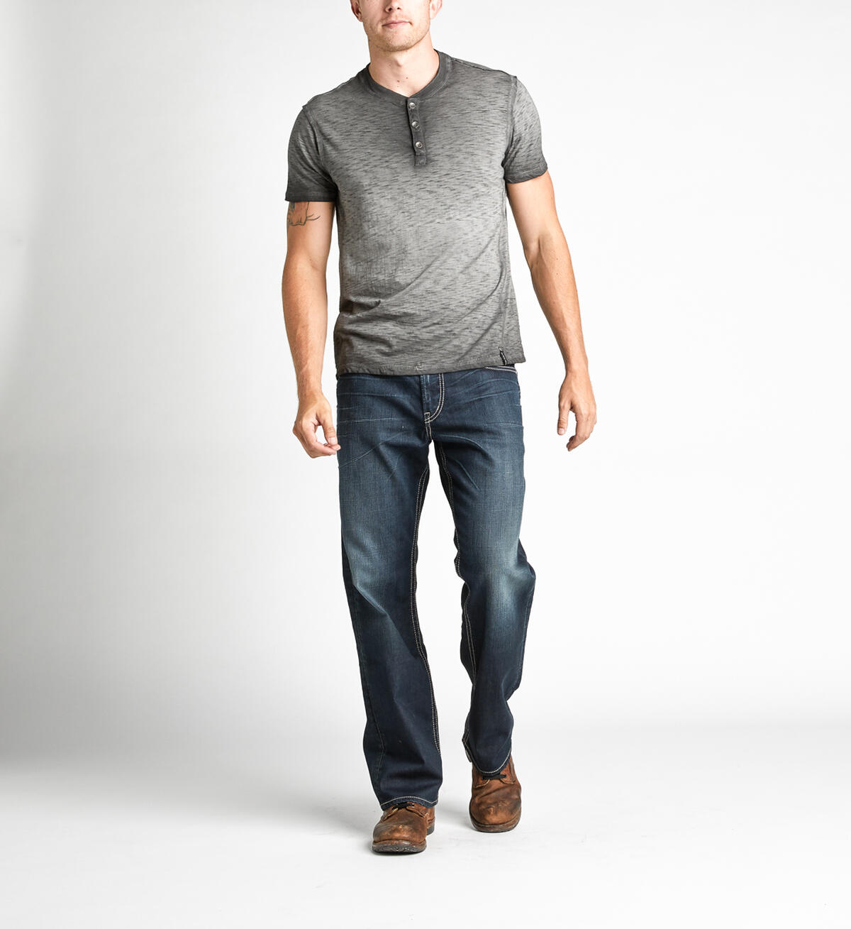Koby Short-Sleeve Henley, , hi-res image number 1