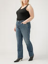 Suki Mid Rise Slim Bootcut Jeans Plus Size image number 2