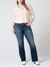 Suki Mid Rise Slim Bootcut Jeans Plus Size image number 0
