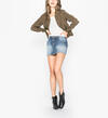 Selma - Utility Bomber  Jacket With Knit Rib, , hi-res image number 0