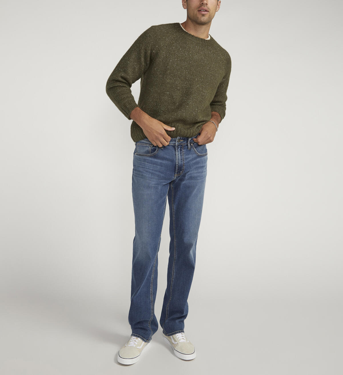 Grayson Classic Fit Straight Leg Jeans, Indigo, hi-res image number 1