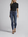 Elyse Mid Rise Skinny Jeans image number 0