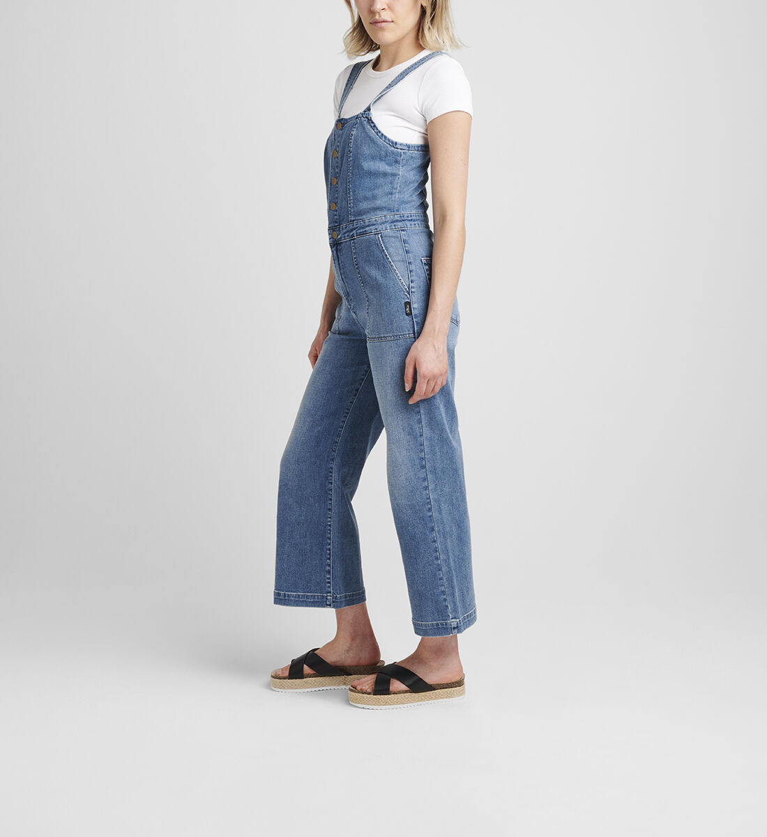 Buy Wide Leg Denim Jumpsuit for CAD 118.00 Silver Jeans CA New