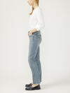 Elyse Mid Rise Straight Leg Luxe Stretch Jeans image number 2