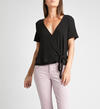 Adriel Side-Tie Wrap Tee, , hi-res image number 0