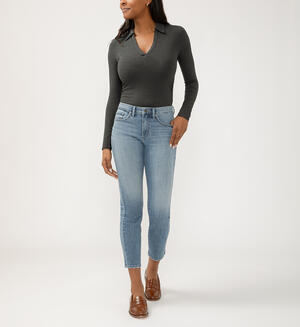 Isbister High Rise Ankle Straight Leg  Luxe Stretch Jeans
