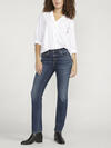 Elyse Mid Rise Straight Leg Jeans image number 0