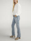 Elyse Mid Rise Slim Bootcut Jeans image number 2