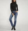 Britt Low Rise Straight Leg Jeans, Indigo, hi-res image number 3
