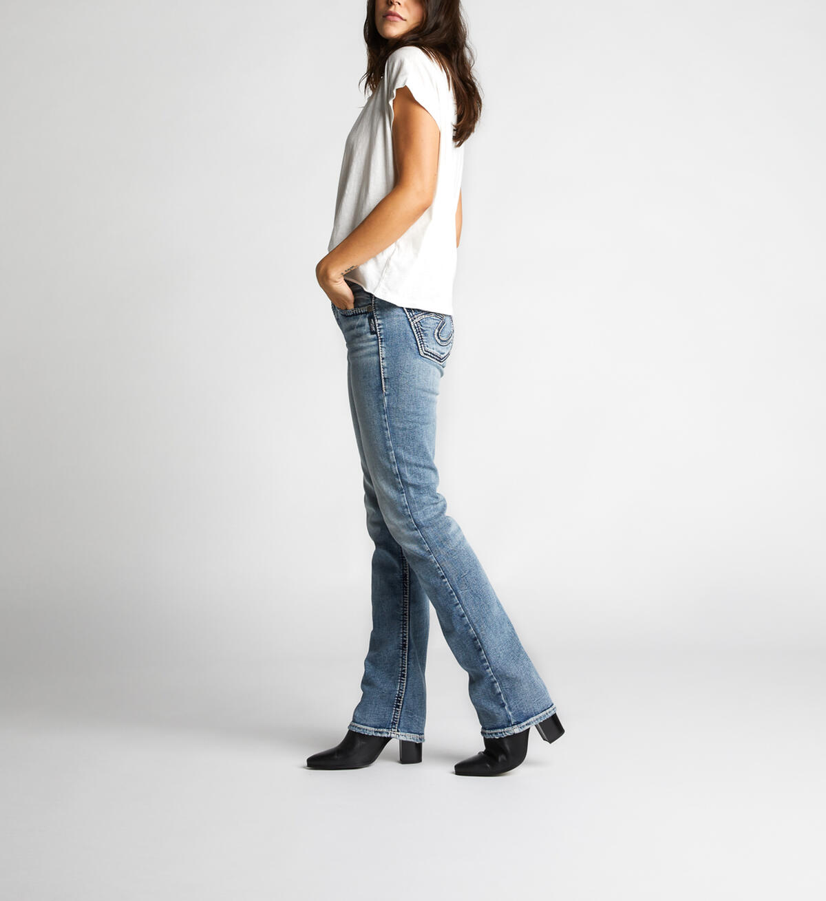 Suki High Baby Boot Light Wash, , hi-res image number 2