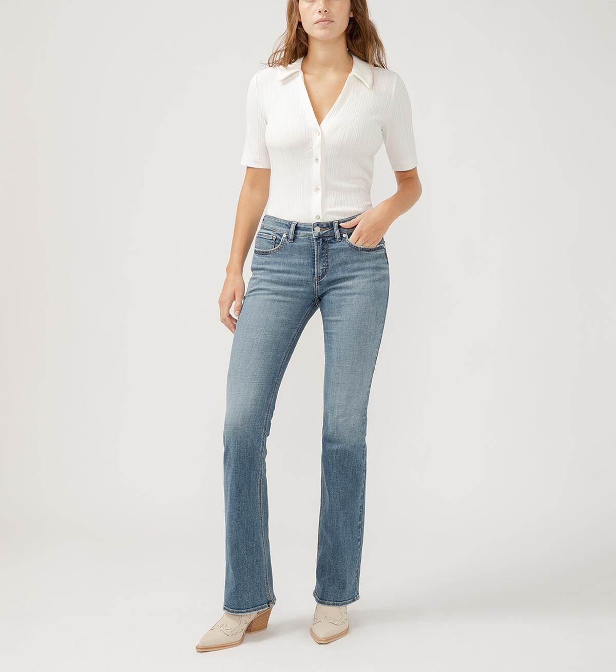 Be Low Low Rise Flare Jeans, , hi-res image number 0