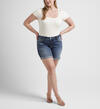 Boyfriend Mid Rise Shorts Plus Size, , hi-res image number 0