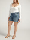 Beau High Rise Shorts Plus Size image number 2