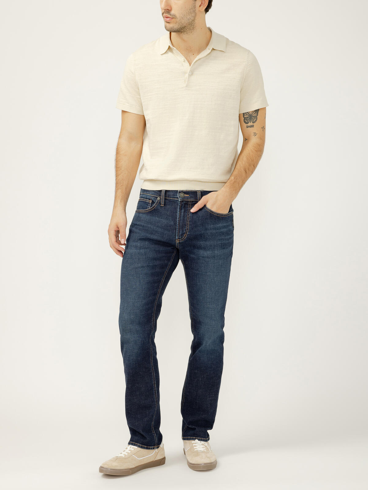 Allan Slim Fit Straight Leg Luxe Heritage Jeans image number 0