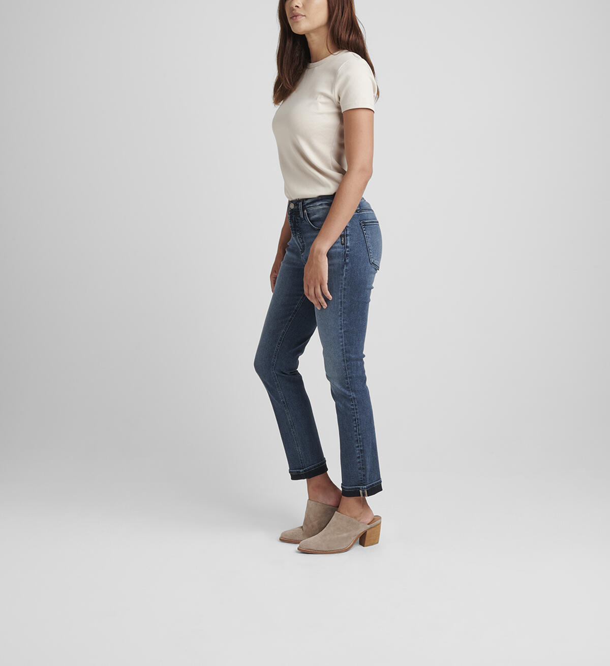 Beau Mid Rise Slim Leg Jeans, , hi-res image number 2