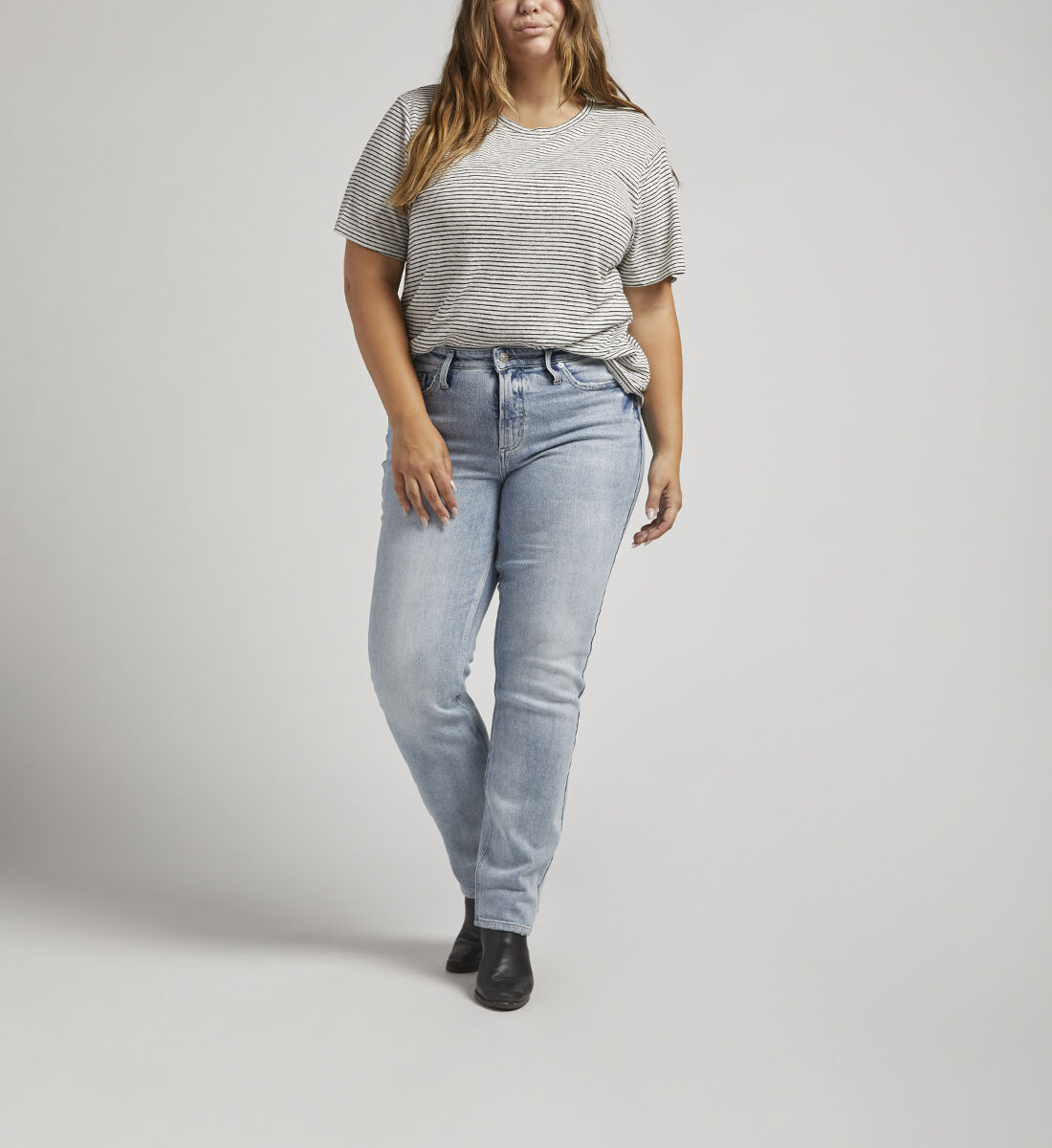 Buy Most Wanted Mid Rise Straight Leg Jeans Plus Size for CAD