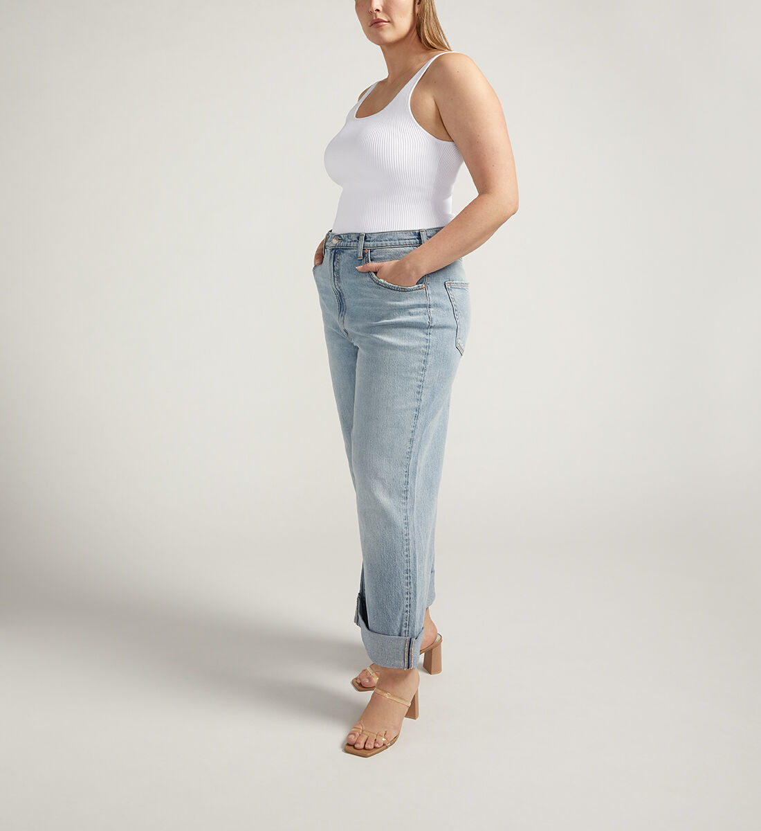 D jeans plus size top