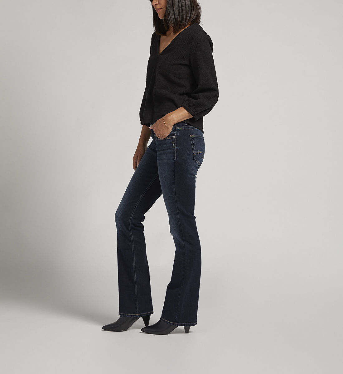 Low rise cheap gray jeans