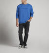 Mens Crewneck Sweatshirt, Blue, hi-res image number 0