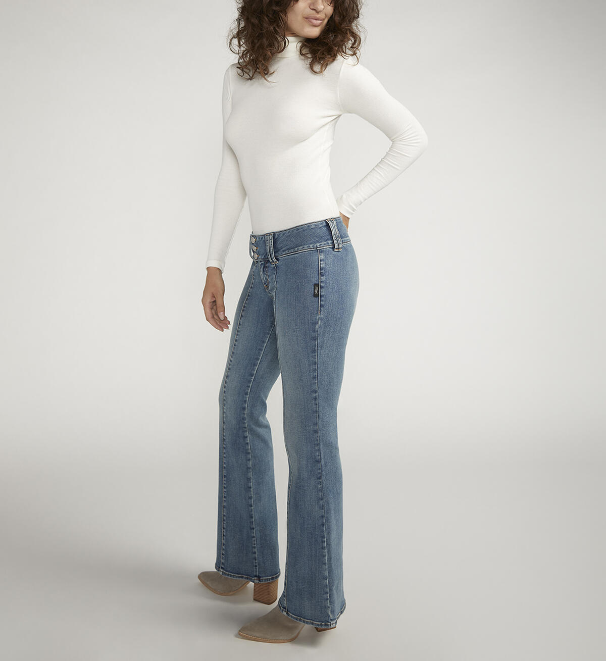 Britt Low Rise Flare Jeans, , hi-res image number 2