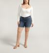 Boyfriend Mid Rise Shorts Plus Size, , hi-res image number 0
