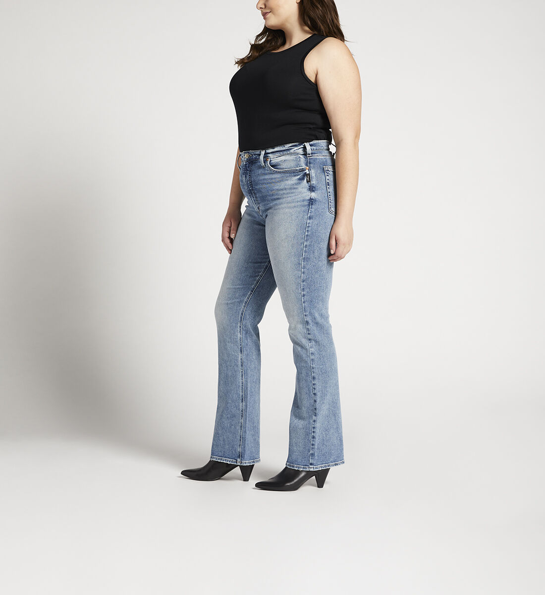 Buy Vintage High Rise Bootcut Jeans Plus Size for CAD 43.00