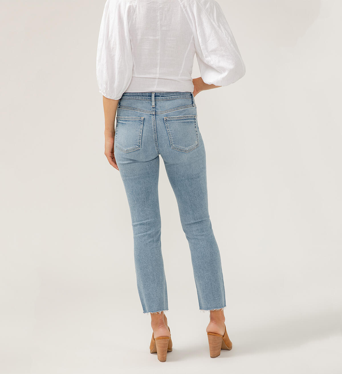 Most Wanted Mid Rise Ankle Straight Leg Jeans, , hi-res image number 1