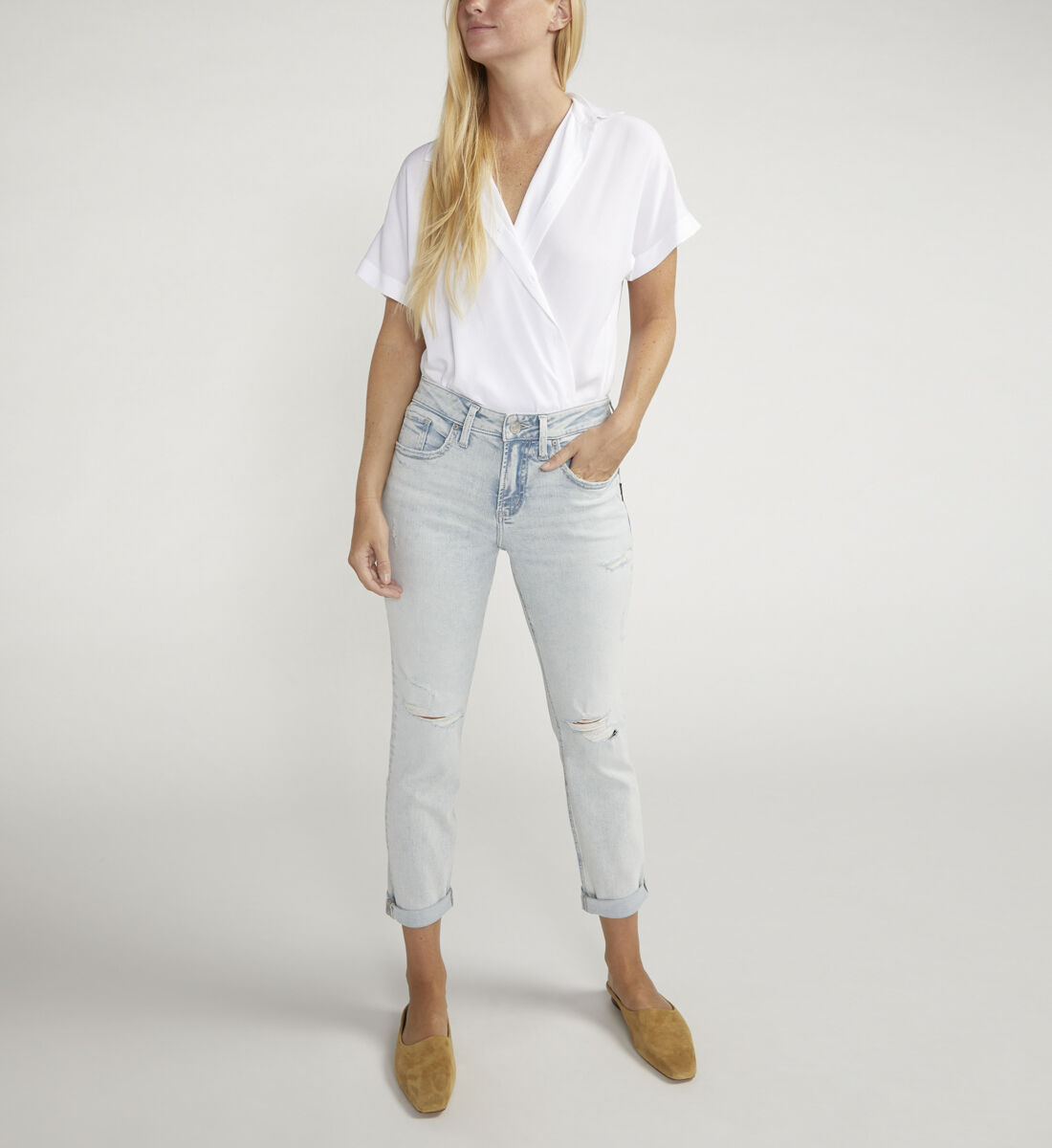 Silver boyfriend jeans canada deals