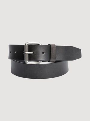 Silver Jeans Men's Genuiine Leather belt with Rivet detail