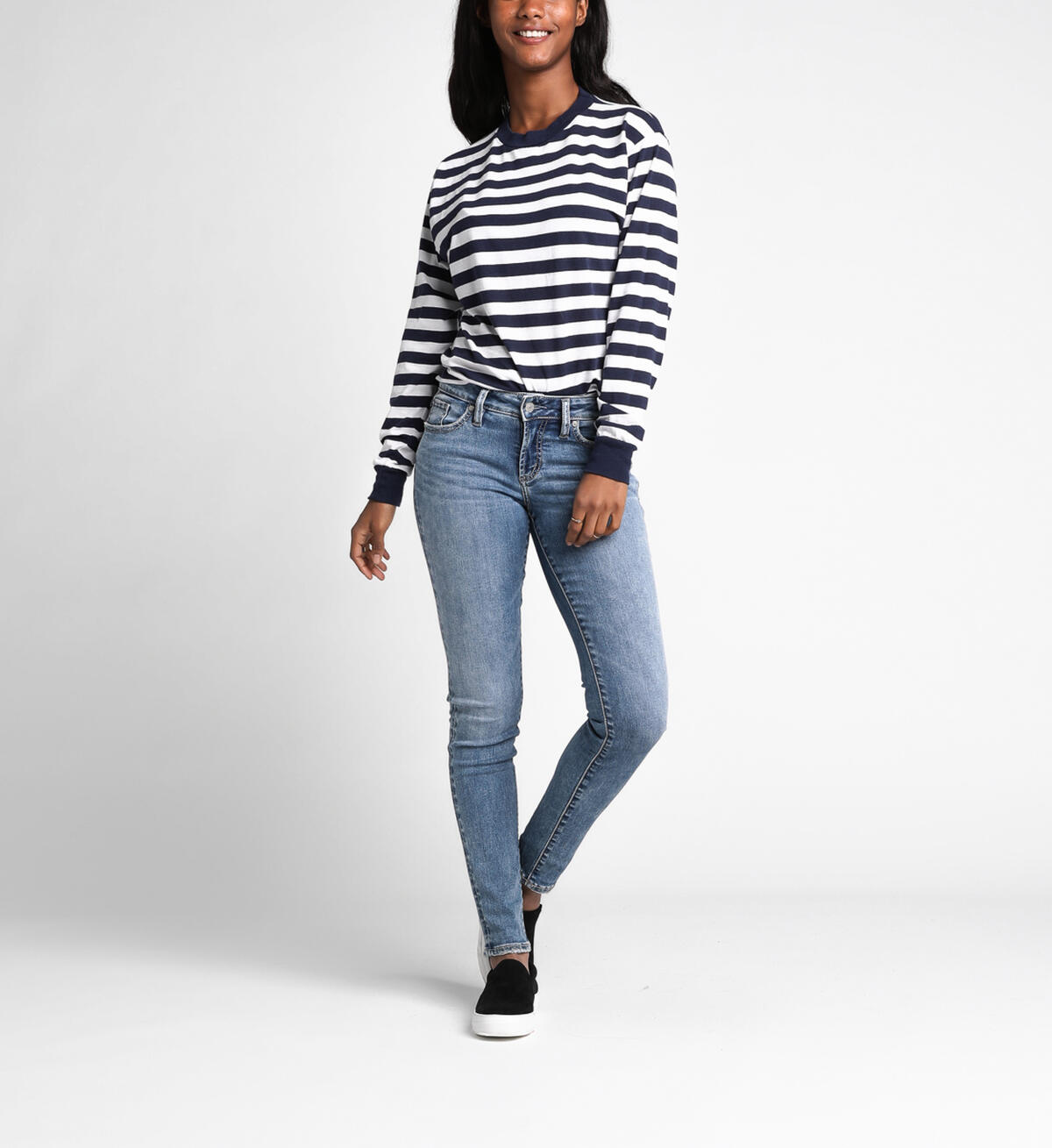 Suki Skinny Mid Medium Wash, , hi-res image number 0