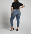 High Rise Tapered Leg Mom Jean Plus Size, Indigo, hi-res image number 1