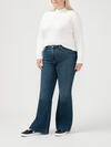Isbister High Rise Flare Luxe Stretch Jeans Plus Size image number 2