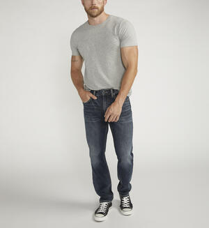 Eddie Athletic Fit Tapered Leg Jeans