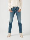 Suki Mid Rise Straight Leg Luxe Stretch Jeans image number 3