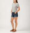 Boyfriend Mid Rise Luxe Stretch Shorts, , hi-res image number 2
