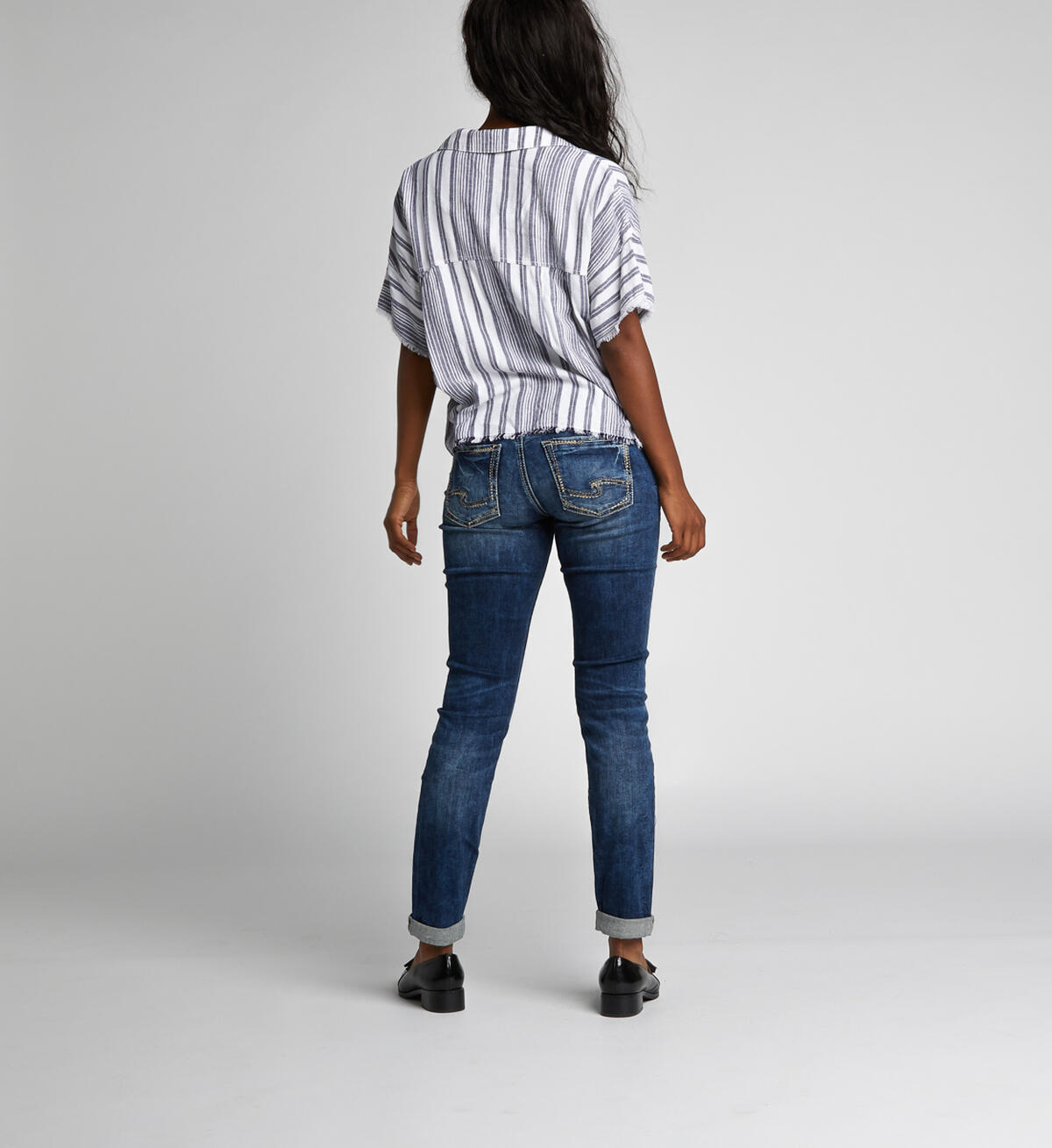 Mid-Rise Boyfriend Jeans, , hi-res image number 1