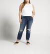 Boyfriend Mid Rise Slim Leg Jeans Plus Size, , hi-res image number 0