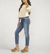 Boyfriend Mid Rise Slim Leg Jeans, Indigo, hi-res image number 2